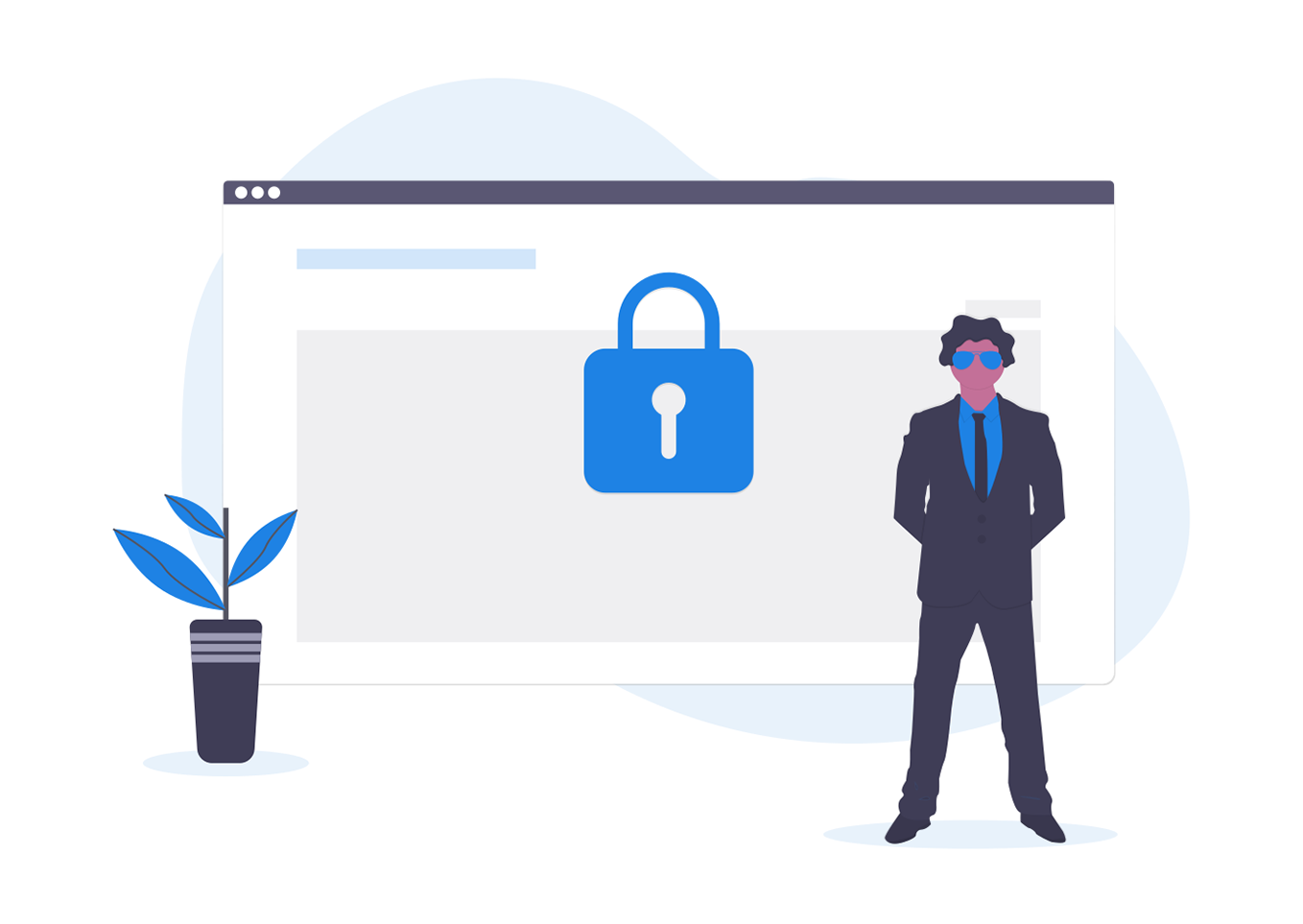 web meeting - icon Security