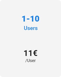 1 - 10 users
