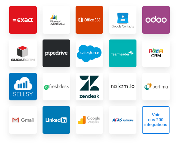Intégrez votre téléphonie avec vos logiciels métier