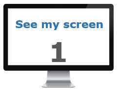 See my screen